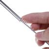 N M Z Stainless Steel Drinking Straws+Brush Medium, SilverColor,2 Straight + 2 Bent + 1 Brush view 4