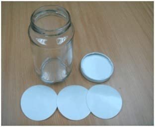 Aluminium foil lid Seal for Honey Glass Bottle (60 mm Honey Glass jar)
