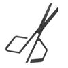 Facial Hair Scissors, Saving Effort Time Nose Hair Scissors Irregular Handle Black for Salon Use for Home Use view 1
