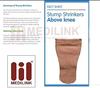 Medilink  Above knee Ak stump shrinker sock, limb compression with ventilation, amputee care, Beige (Large) view 2