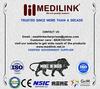 Medilink Above knee AK stump shrinker sock, limb compression with ventilation, amputee care, Beige (Extra Large) view 4