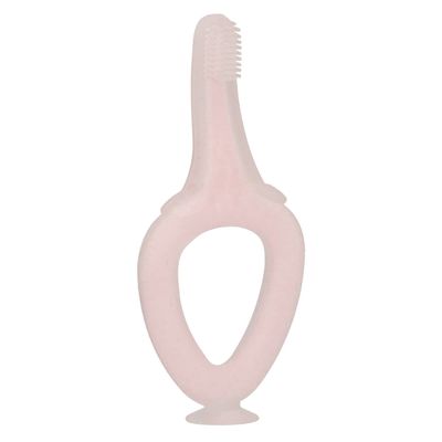 Baby Toothbrush, Training Toothbrush BPA Free Easy to Clean Stable for Baby Gum Care(Pink)