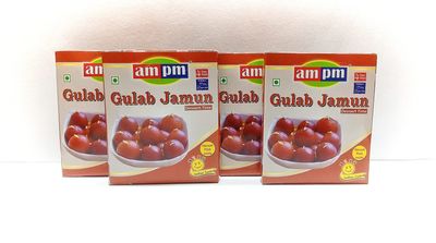 AM PM INSTANT GULAB JAMUN DESSERT/MITHAI MIX COMBO PACK OF 4 175G EACH