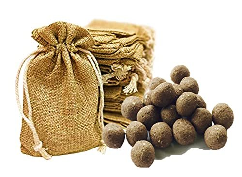 Easy Grow Seed balls-Growable Seed Balls Of Shankhpushpi(Aparajitha/Clitoria Ternatea(Blue)(1 Gift Jute Bag Pack Of 10 Seed Balls) With Red And Green Amaranthus Seeds