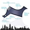 Beard Shaping Tool Beard Shape Template Beard Line up Shaper Grooming Guide Tool Edger for Jaw Cheek Neck Line Symmetric Curve Step Cut Goatee Mustache Great Gift (Pack of 1) view 2
