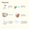 ENIMA POT PACK OF 2 PVC Enema Kit for Home Use with instruction 1 silicon tube, 2 nozzles, 1 clamp with user manual(1500 ml) view 2