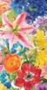 Boston International IHR 3-Ply Paper Napkins, 16-Count Guest Size, Abundant Floral view 1