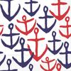 Boston International IHR 3-Ply Paper Napkins, 20-Count Cocktail Size, Anchors view 1