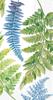 Boston International IHR 3-Ply Paper Napkins, 16-Count Guest Size, Arwea White Blue view 1