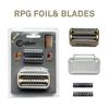 Caliber Pro RPG Shaver Replacement Foil and Cutter - Professional Titanium Foil and Blade for RPG Electric Shavers - Close Shaving Replacement Head for Barber or Personal Men's Hair Shaver view 2