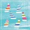 IHR Ideal Home Range Cocktail Napkins Disposable 3-Ply Paper Party Napkin Pack, 5" x 5", Regatta, 20-Count view 1