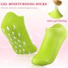 8 Pairs Moisturizing Gel Socks Feet Care Gel Spa Socks Foot Moisturizer Silicone Socks Non Slip Heel Socks for Dry Cracked Feet Overnight Lotion Socks for Women Men Softening Feet Rough Skin view 2