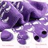8 Pairs Moisturizing Gel Socks Feet Care Gel Spa Socks Foot Moisturizer Silicone Socks Non Slip Heel Socks for Dry Cracked Feet Overnight Lotion Socks for Women Men Softening Feet Rough Skin view 4