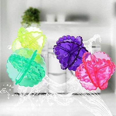 KREZON Leaf Products Laundry Washing Ball for Machine & Cleaning, Washing Clothes Accessories, Home Improvement & Hardware Tubing (Pack of 4)