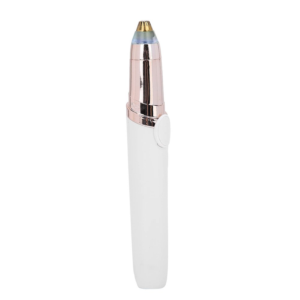 Hair Shaver, Safe Effective Electric Hair Remover Small Portable ABS Painless Detachable for Lip Cheeks Chin Nose Hair Ear Hair Eyebrows for Women Hair Removal(white)