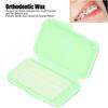 Orthodontic Wax, Safe and Healthy Food Grade Wax Temporary Relief Orthodontic Dental Wax for Mouth Protection(Tender green) view 2
