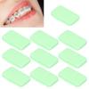Orthodontic Wax, Safe and Healthy Food Grade Wax Temporary Relief Orthodontic Dental Wax for Mouth Protection(Tender green) view 3
