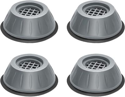 ASGTRADE 4 Pcs Washing Machine Stand Anti Vibration Pads Washer Foot Pads Dryer Pads Stabilizer Support Stand for Home