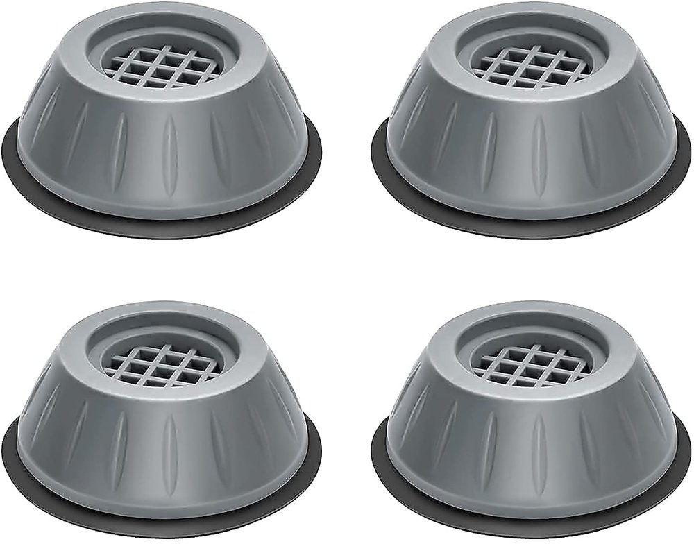 ASGTRADE 4 Pcs Washing Machine Stand Anti Vibration Pads Washer Foot Pads Dryer Pads Stabilizer Support Stand for Home