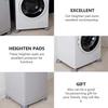 ASGTRADE 4 Pcs Washing Machine Stand Anti Vibration Pads Washer Foot Pads Dryer Pads Stabilizer Support Stand for Home view 3