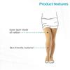 DEBIK | Medical Compression Stockings for Varicose Veins Mid Thigh Open-toe For Swollen, Tired, Aching Legs, Pain Relief Stockings, Edema, Sore Legs,used by men & women (XXL) view 3