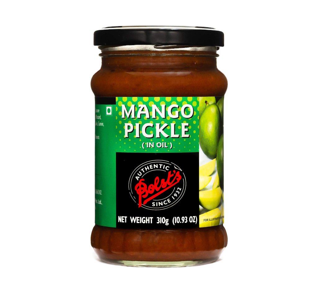 Bolst's Mango Pickle | Fresh Homemade Mango Pickles |Traditional Indian Achar | Authentic Less Oil Pickle | Dry Aam Ka Achaar Home Made With Organic Methods & Preservative Free | 310g