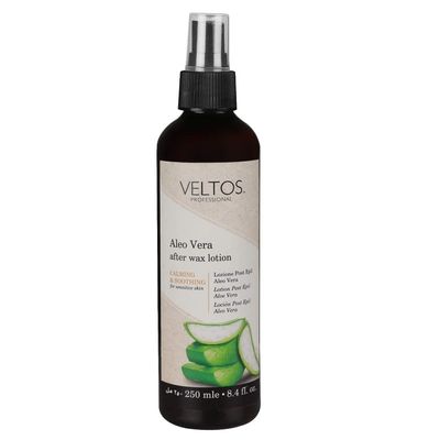 VELTOS After Wax lotion, Natural and Antiseptic Skin Care Waxing Gel, Suitable for Beauty Parlor, Salon, Spa and Hair (ALOE VERA) 250ml