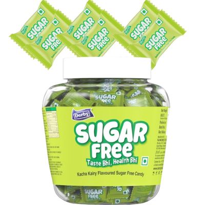 Derby Kacha Kairy Flavoured Sugar-Free Hard Candies | Approx 115 Candies / 330gm