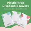 FabPad Organic Cotton Ultra Thin Rash Free Biodegradable Eco-Friendly Sanitary Pads Period Napkins with Disposable Cover - Pack of 12 view 3