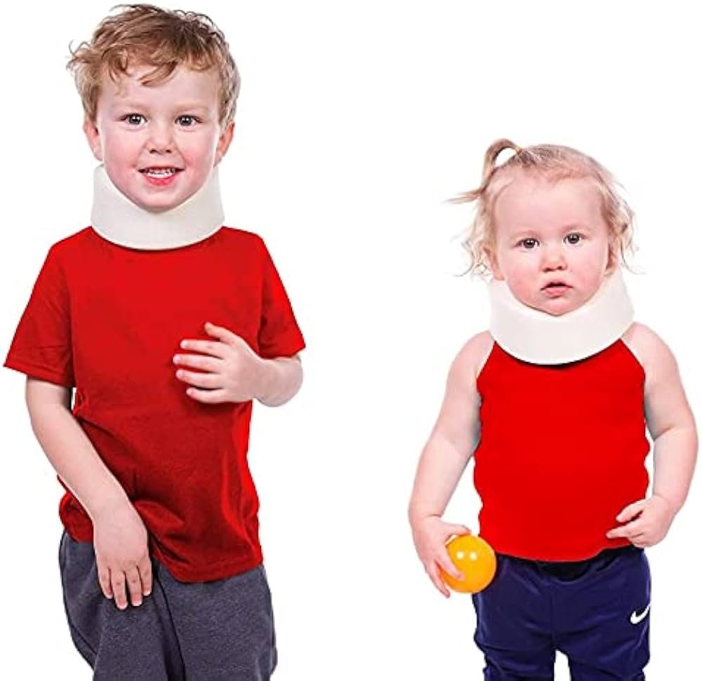 Medilink Kids Soft Foam Neck Brace | Pediatric Cervical Collar for Children, Infants & Toddlers | Neck Support for Whiplash, Torticollis, Sprains & Injury Recovery (XS)