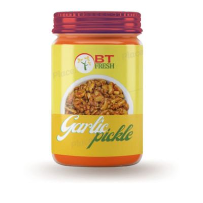BT Fresh Homemade Organic Garlic Pickle Lehsun ka Achar (1 Kg)