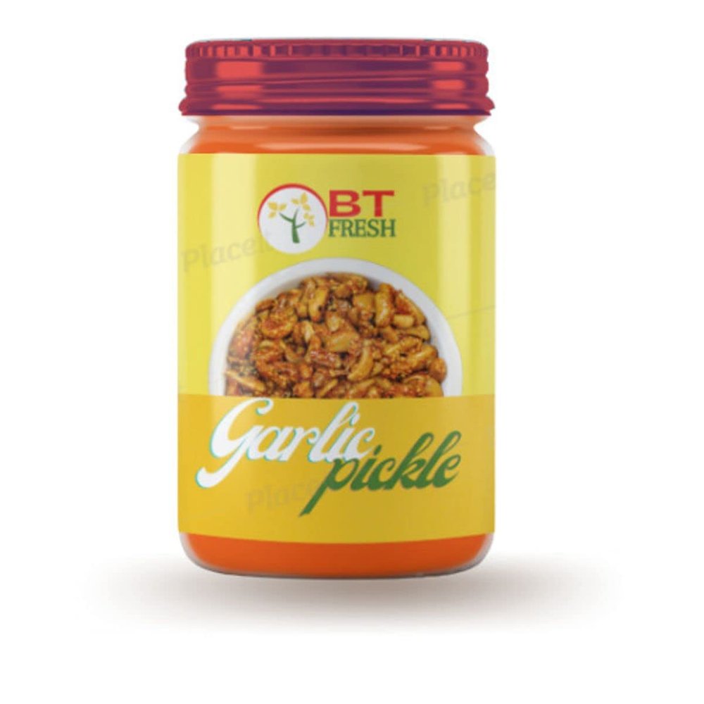 BT Fresh Homemade Organic Garlic Pickle Lehsun ka Achar (1 Kg)