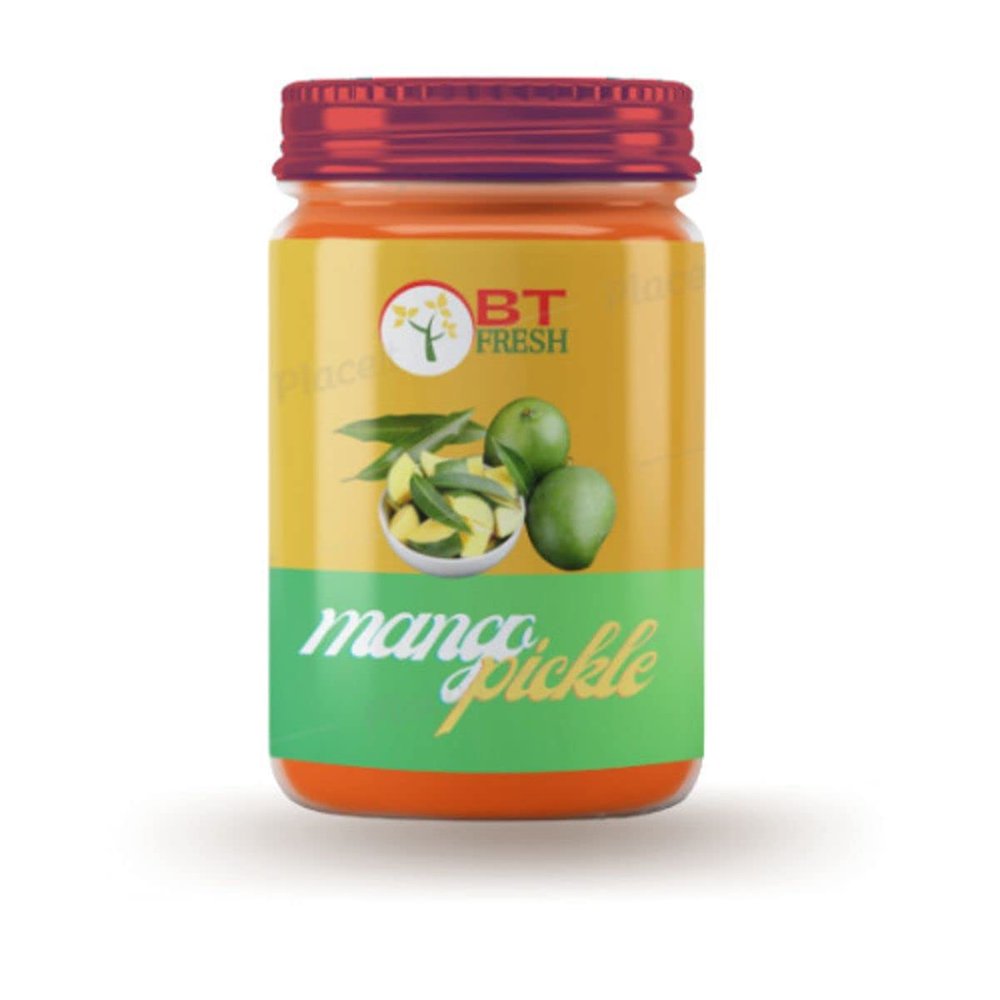 BT Fresh Homemade Organic Mango Pickle Aam ka Achar (500 Grams)