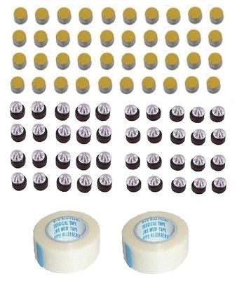 ACP ACUPRESSURE Sujok Therapy Kit (Byol Magnet 40pc, Star Magnet 40pc and Paper Tape 2pc)