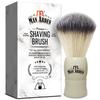 Man Arden Royal White Premium Shaving Brush With Ultra Soft & Absorbent Bristles & Long Handle | Cruelty Free | For A Smooth Shave view 1