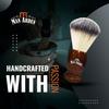 Man Arden Vintage Finish Premium Shaving Brush With Ultra Soft & Absorbent Bristles & Long Handle | Cruelty Free | For A Smooth Shave view 4