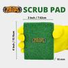 BEAR GRIPS Sponge and Scrub pad for Utensils Cleaning in Kitchen Long Lasting Stain Removal Scrubber for Dish wash Liquid - Combo Pack view 2