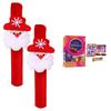 Forty Wings 2 Pcs Kids Christmas Xmas Party Wristband With Chocolate Christmas Gift Christmas Party Props Favors view 1