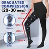 beister Medical Compression Pantyhose for Women & Men, Opaque Closed Toe 20-30mmHg Graduated Support Tights, Black, Small view 3