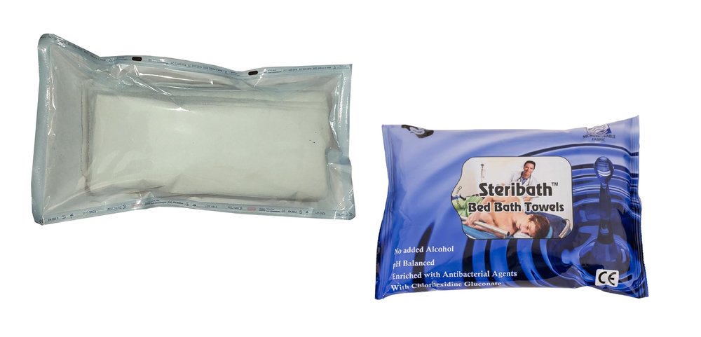 NUVO MEDSURG Cotton Gauze Dressing Pad E.T.O Sterlized (25Cm x 10 Cm - 20 Pads)