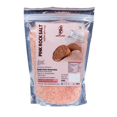 Sanghvi Spices Pure Sendha Namak | Natual Himalayan Salt | Pink Salt | Rock Salt - 1kg