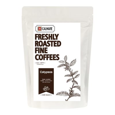 Kalmane Koffees | Calypsos | Freshly Roasted Ground Coffee Powder Made with 100% Specialty Grade Arabica and Robusta- Roasted Frequently in Small Batches, 70% Coffee 30% Chicory (250 gm, Coarse Grind)