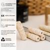 Biodegradable Silk Dental Floss - Six Pack - Compostable Peace Silk Dental Floss Refills - 6 x 33 Yards - Eco-Friendly Mint Candelilla Wax view 4