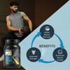 MuscleBlaze Beginner's Protein (Chocolate, 1 kg / 2.2 lb) with Shaker (Pack of 2) | Whey Supplement Powder view 3