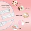 Electric Eyebrow Trimmer, Facial Hair Removal for Women, 3 in 1 Rechargeable Body Hair Razor, Painless and Flawless Electric Hair Remover Kit for Lady Face Peach Fuzz Lips Chin Arms Legs Bikini, White view 4