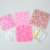 KKONHII Silicone Lollipop Mold, Soft & Safe Cute Shape Fondant Mold, For Making Lollipop, Chocolate, Candy, Cookie, with Lollipop Stick view 2