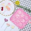 KKONHII Silicone Lollipop Mold, Soft & Safe Cute Shape Fondant Mold, For Making Lollipop, Chocolate, Candy, Cookie, with Lollipop Stick view 3