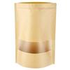 DEERA Brown Kraft Paper Kraft Paper Ziplock Pouch 160x260mm Pack of 50 view 1