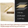 DEERA Brown Kraft Paper Kraft Paper Ziplock Pouch 160x260mm Pack of 50 view 4