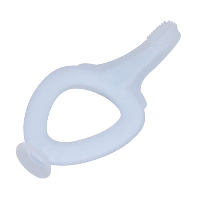 Baby Training Toothbrush, Easy to Clean Baby Toothbrush Soft Bristles BPA Free Stable for Baby Gum Care(Blue)